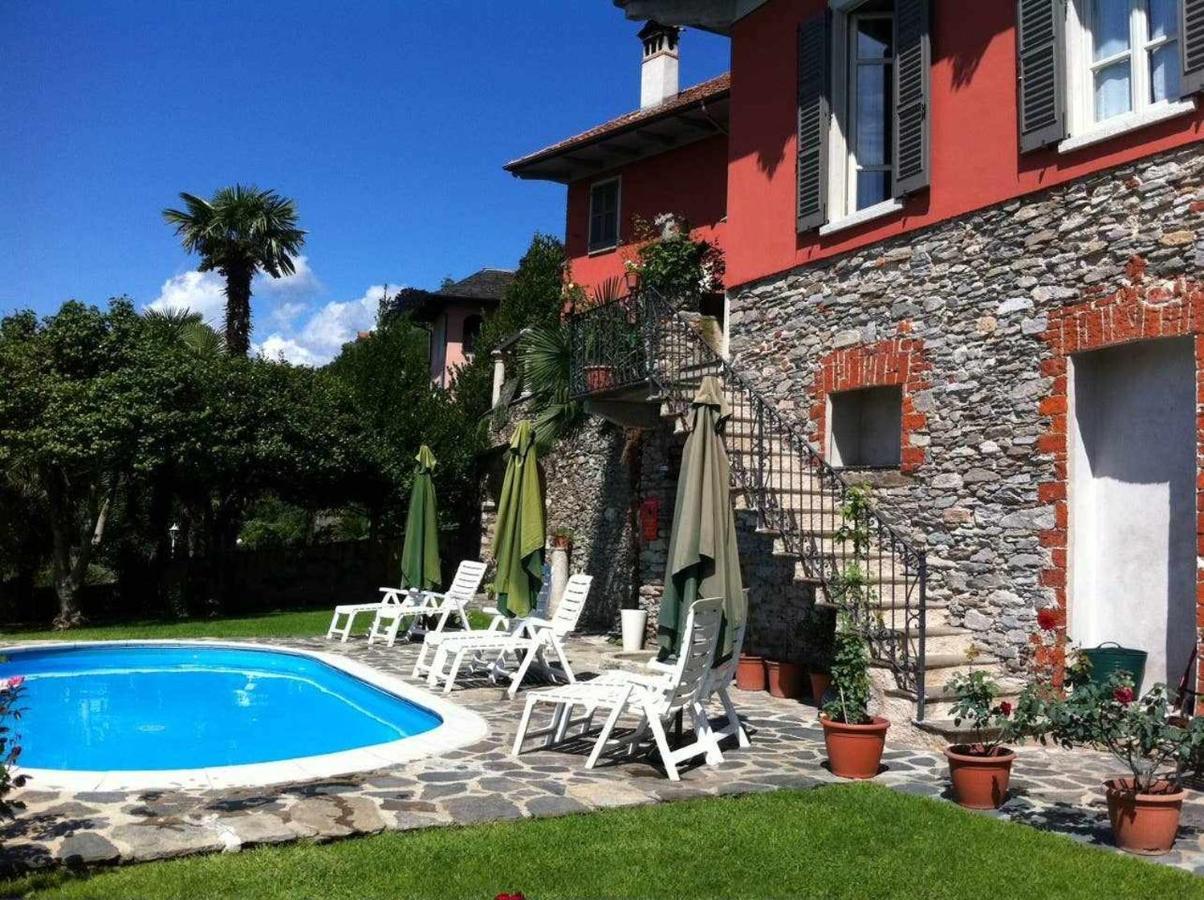 Domus Cusiana Complesso Vista Lago E Piscina Miasino Exterior foto